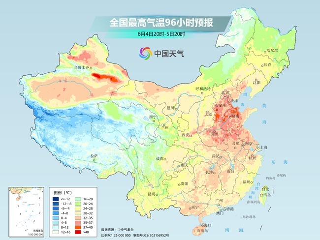 气温弹射起飞！河北、河南、山东部分地区(🐙)最高气温将超过38℃